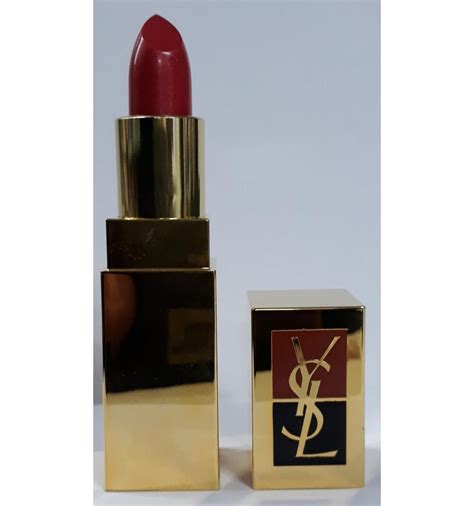 ysl fard a levres pure lipstick in 132|Yves Saint Laurent Fard A Levres Rouge Pur Pure Lipstick.